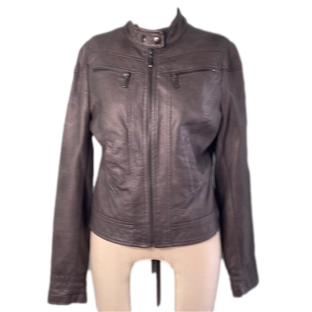 American Rag Faux Leather Moto… - Picture 2 of 7